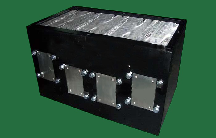 Military heat pipe radiator